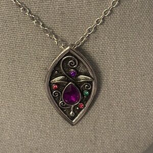 Drop shape necklace